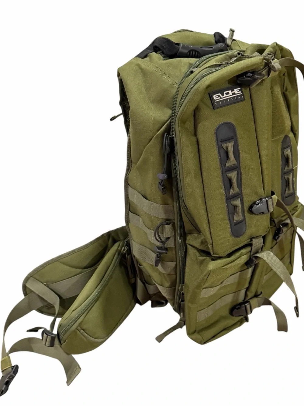 Evoke Tactical Modular Backpack – Olive Green, Tactical EDC & Bug-Out Bag